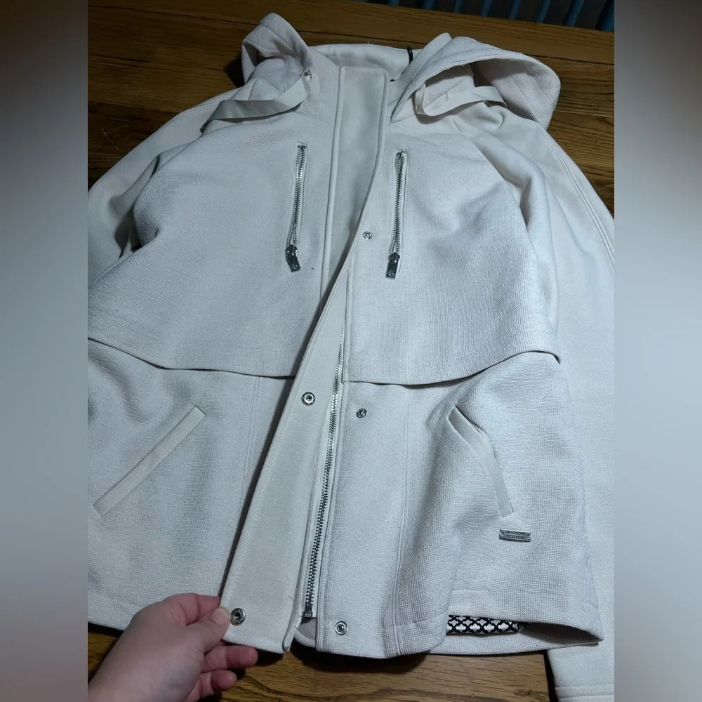 Maison Scotch Hooded Zip Jacket Snap Buttons Size 3 (M)